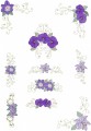 Elegant Flowers is a filled set of 10 designs for 130mm x 180mm hoops